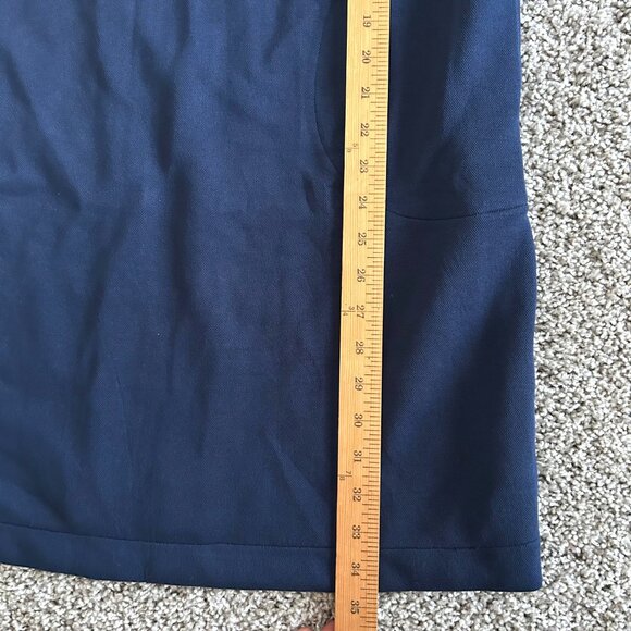 Spanx Women Sz XL Navy Sleeveless AirEssentials Pique Polo Tank Dress Abraham's - Picture 10 of 11